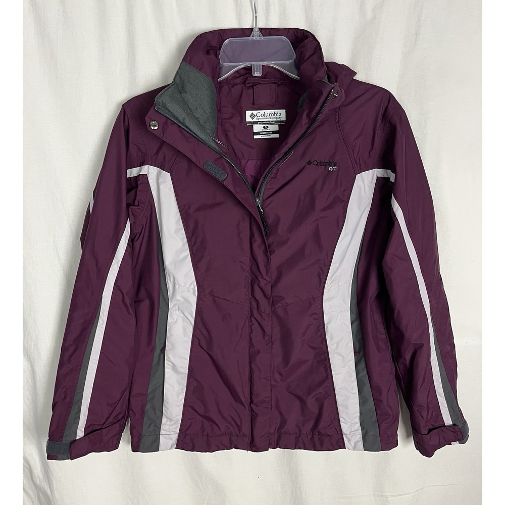 Columbia Interchange Omni-Tech Waterproof  Hooded Jacket Women's Size S